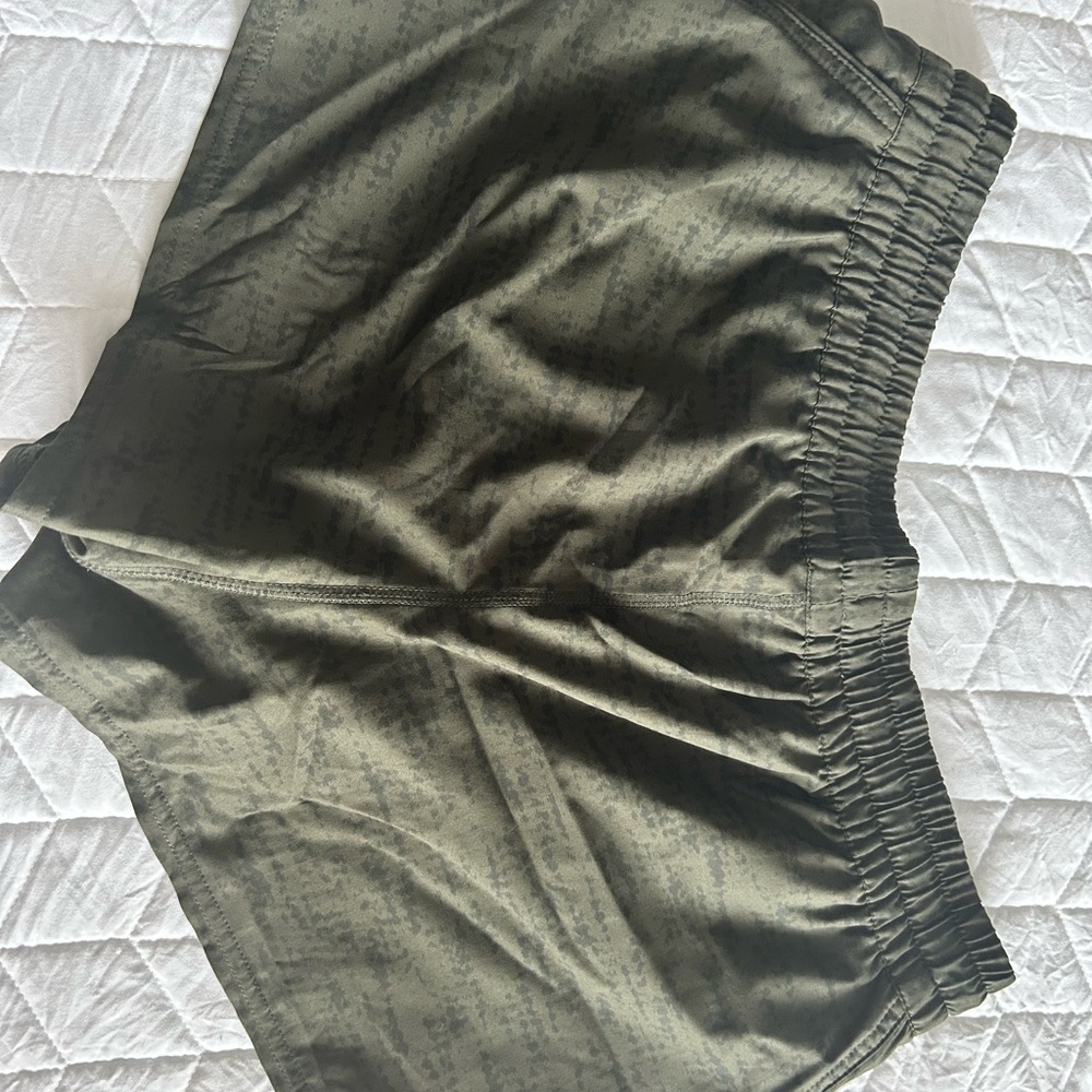 Vuori Clementine Olive Green Athletic Shorts - Picture 2 of 2
